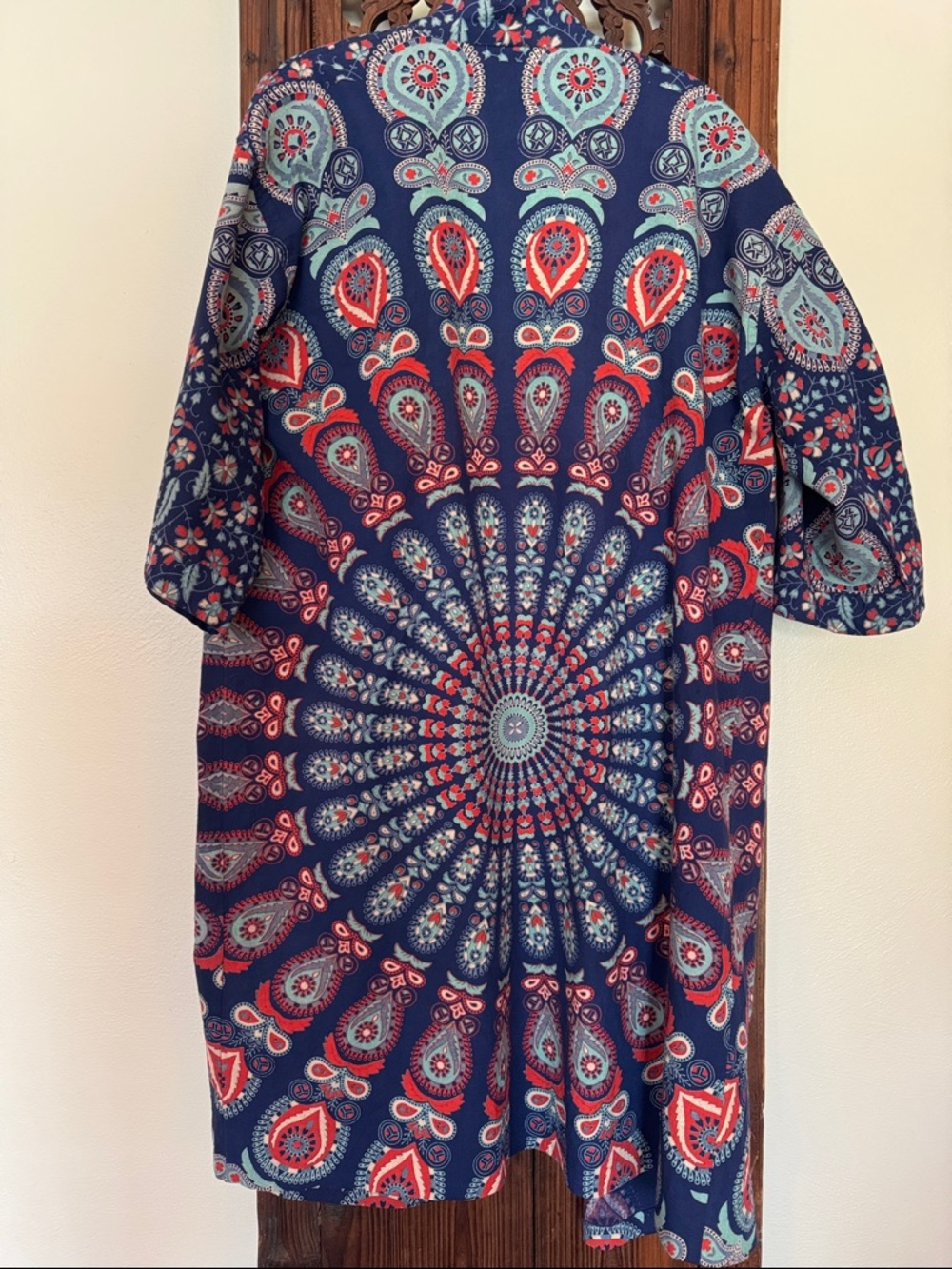 Earthbound Trading Co. Mandala Kimono Duster - Picture 3 of 8